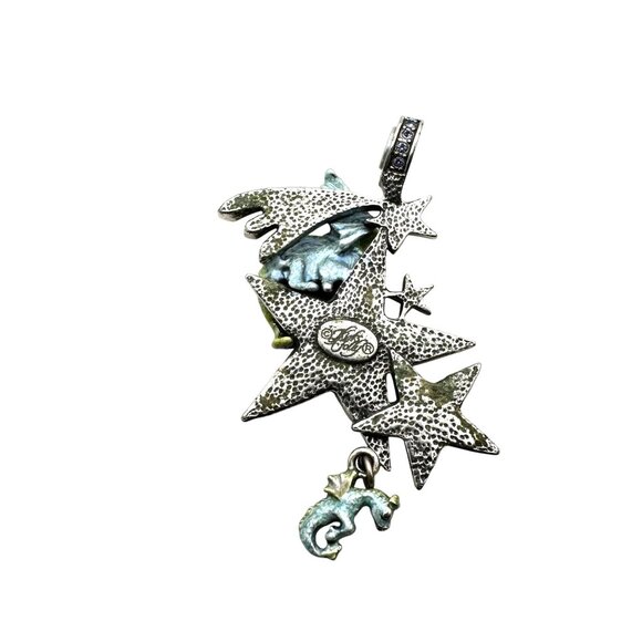 Kirks Folly Womens Crystal Magnetic Enhancer Pendant Dragon Star - Picture 3 of 3